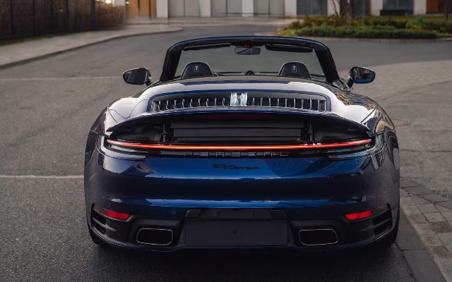 Porshe 911 Cabrio rental in Prague — Masons