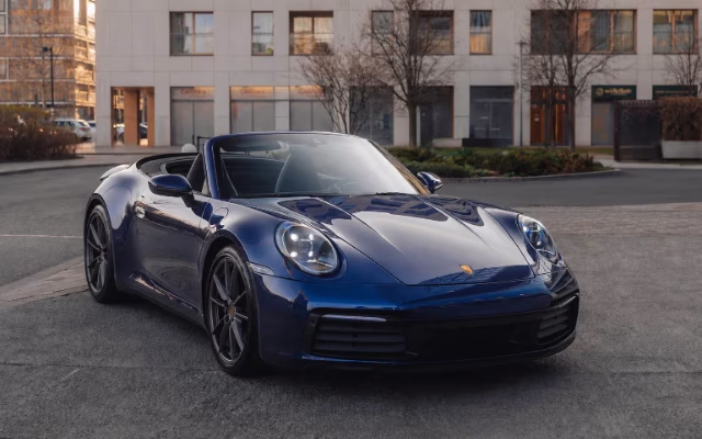 Porshe 911 Cabrio rental in Prague — Masons