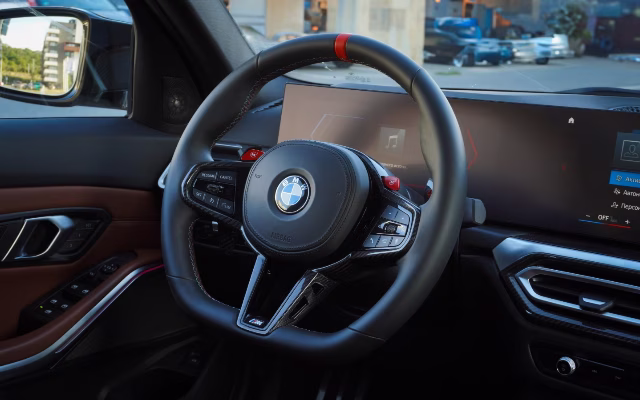 BMW M3 Competition rental in Prague — Masons