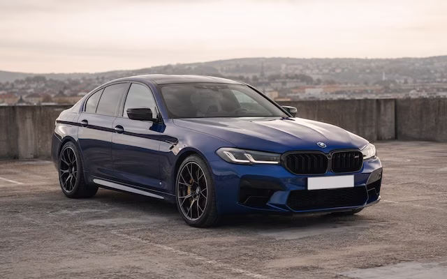 BMW M5 Competition rental in Prague — Masons