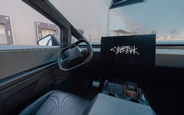 Tesla Cybertruck rental in Prague — Masons